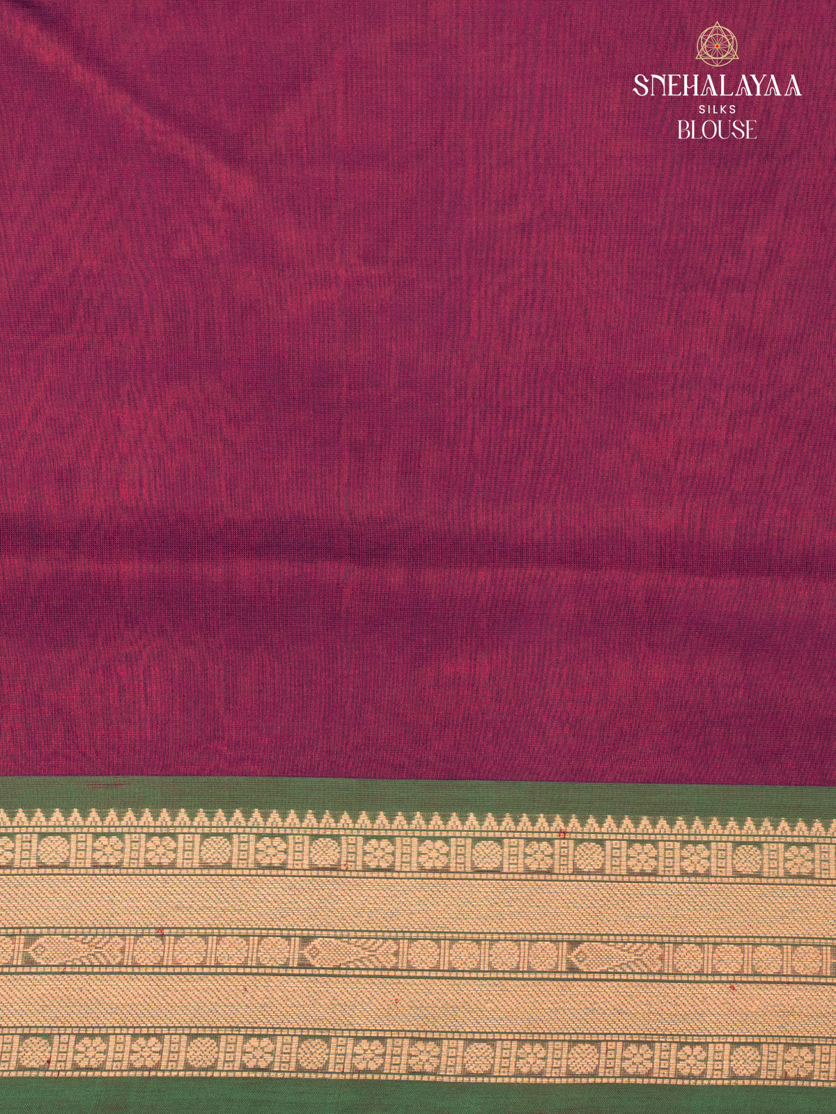Maroon Kanchi Silk Cotton Saree