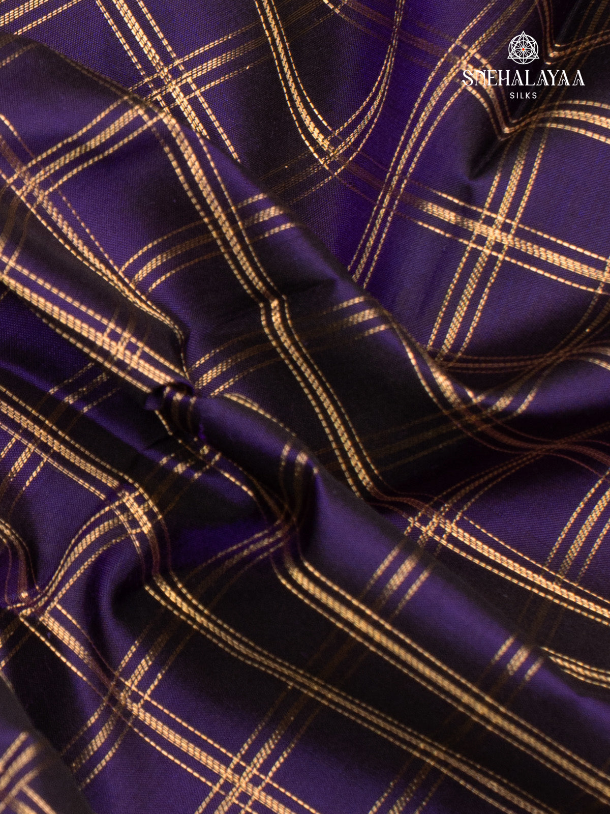 Navy Blue Kanjivaram Silk Saree