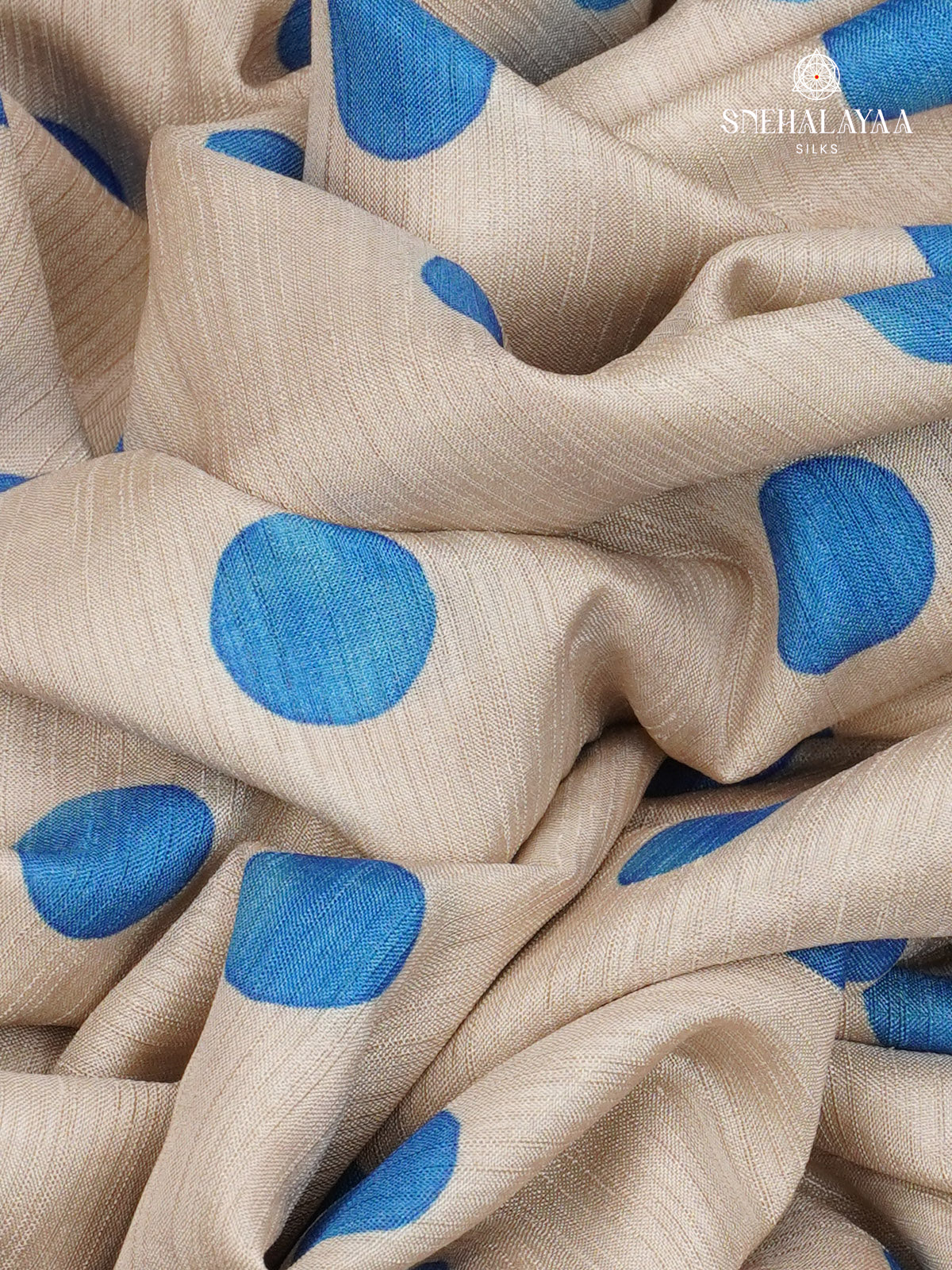 Off White Tussar Saree