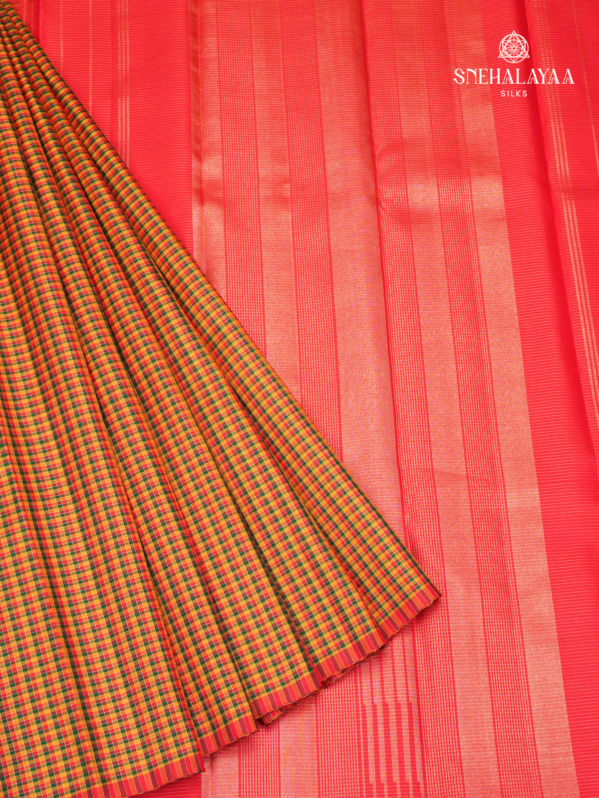Multi Colour Kanjivaram Silk Saree
