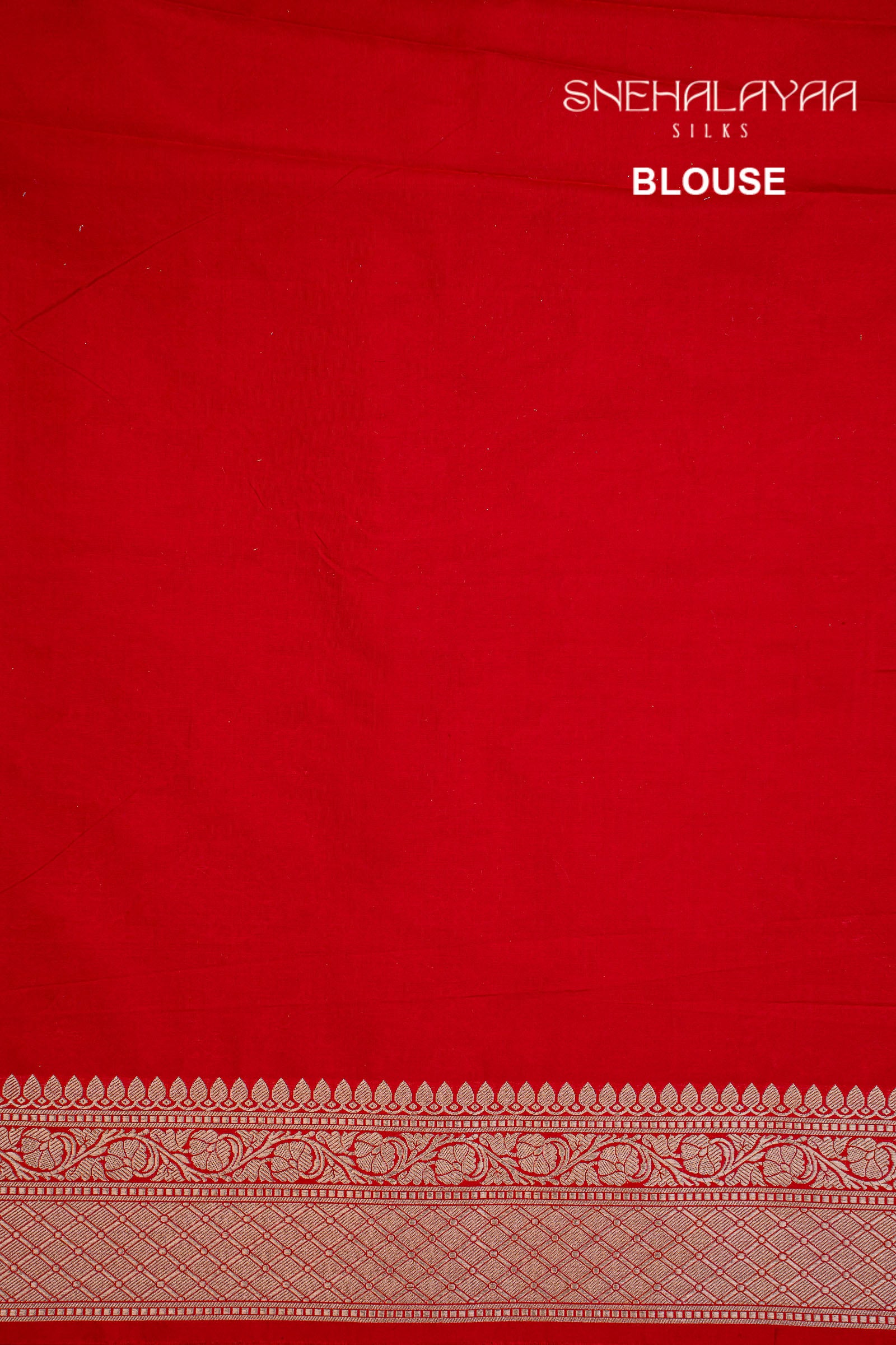 Rose Red Banaras Silk Saree