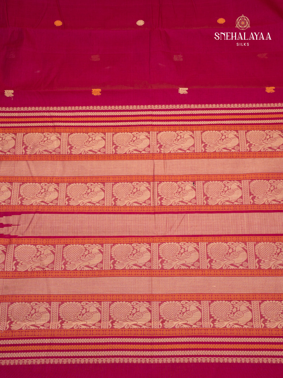 Pink Kanchi Cotton saree