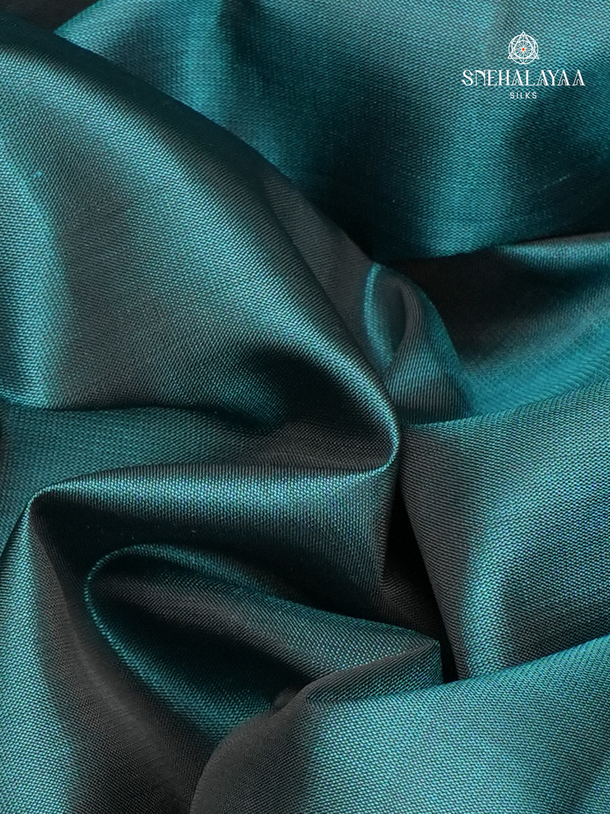 Peacock Green Kanjivaram Soft Silk Saree