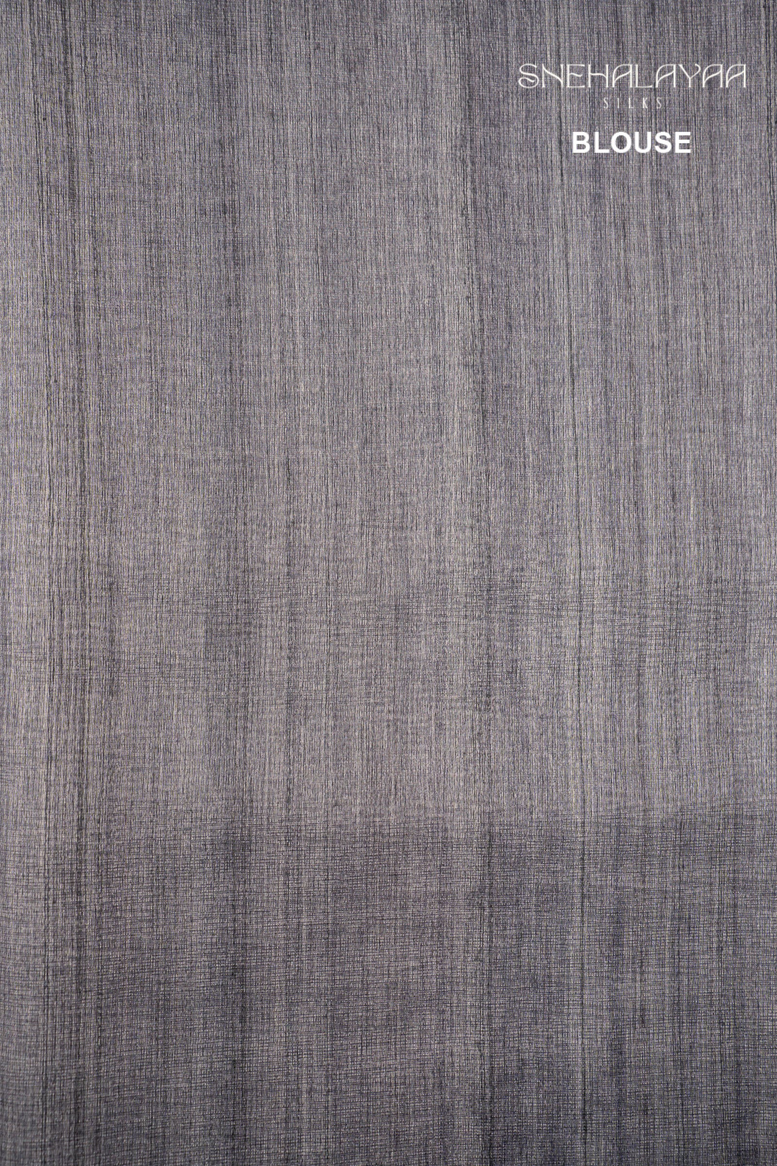 Silver Grey Linen Kota Saree