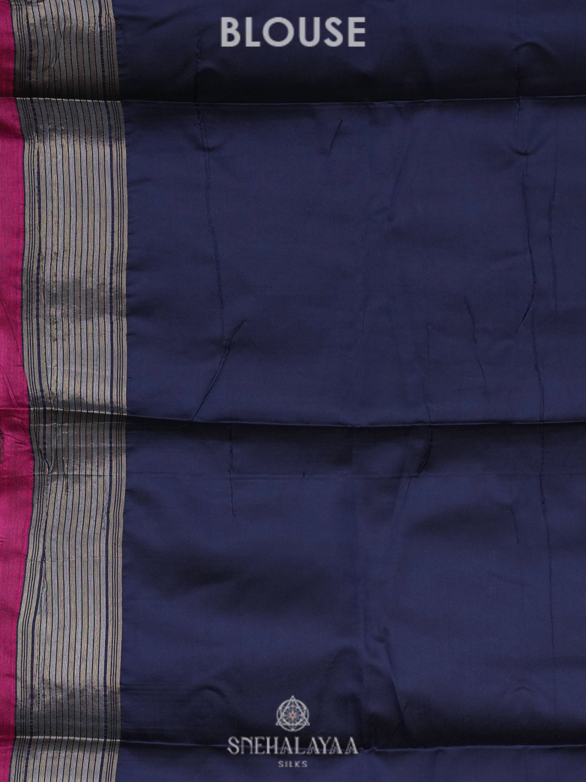 Magenta Munga Tussar Saree