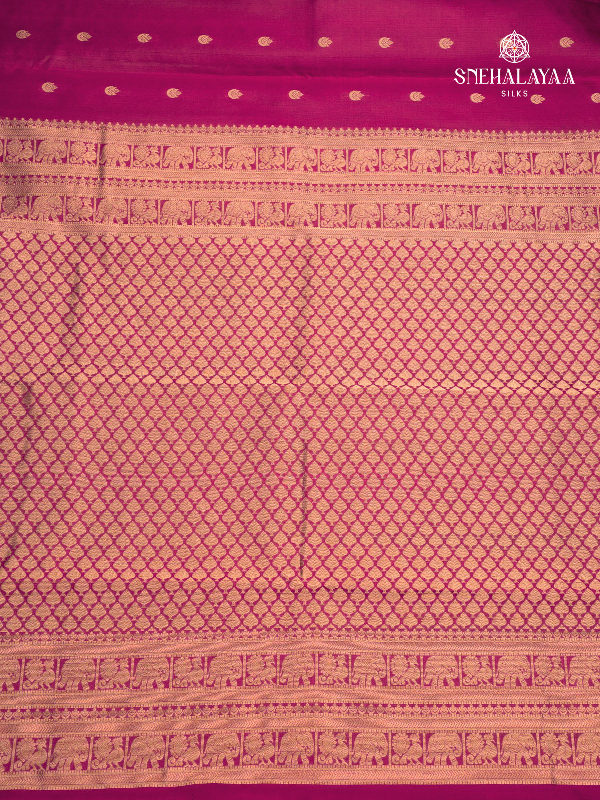 Magenta Kanjivaram Silk Saree