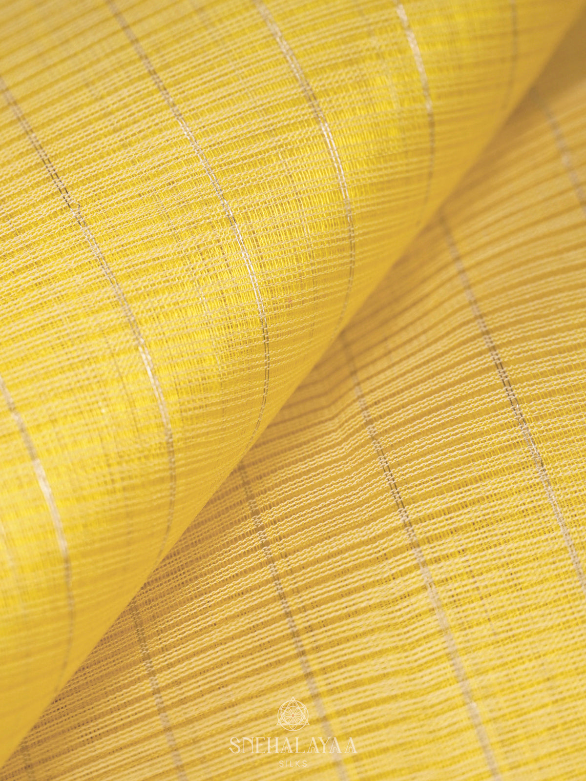 Pale Yellow Mangalagiri Silk Cotton Saree