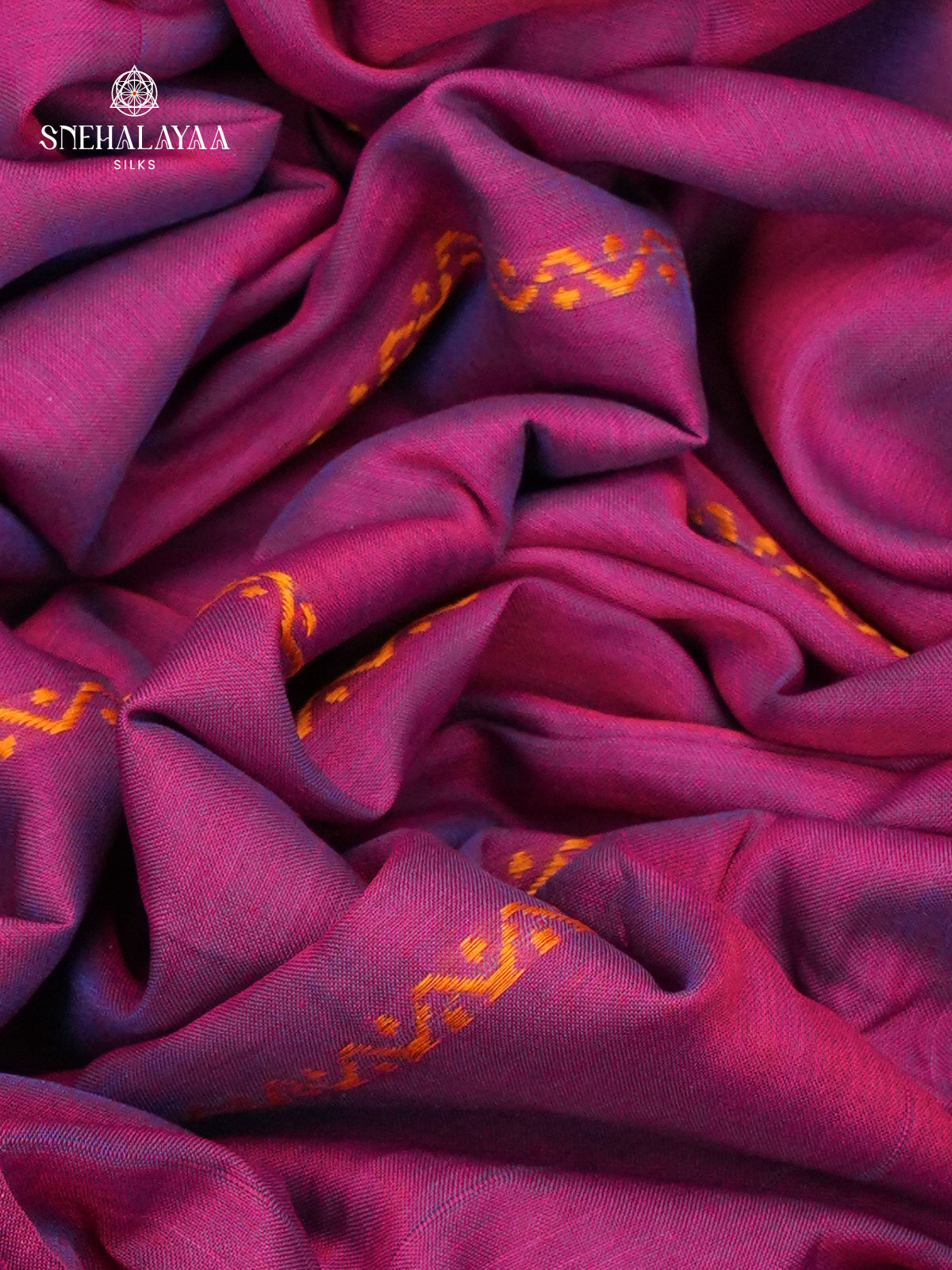Magenta Narayanpet cotton Saree