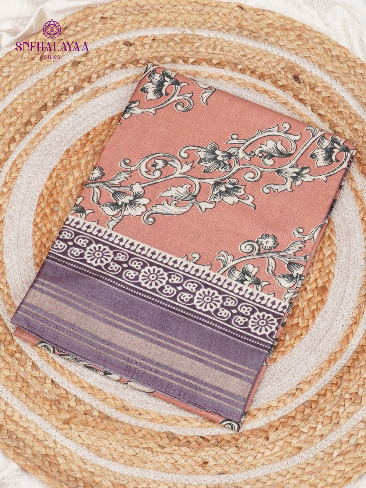 Multicolour Dola Silk Saree