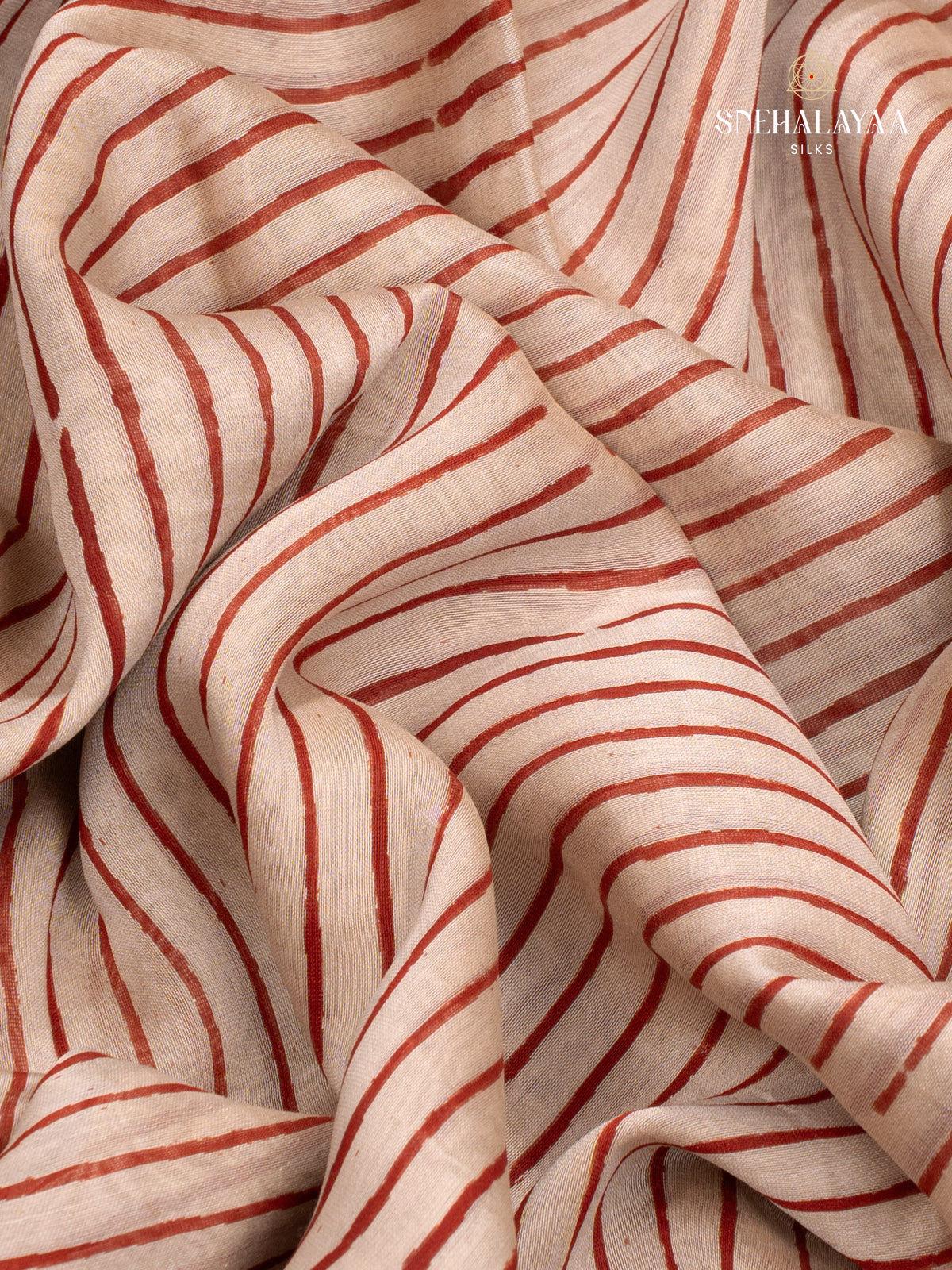 Cream Chanderi Saree