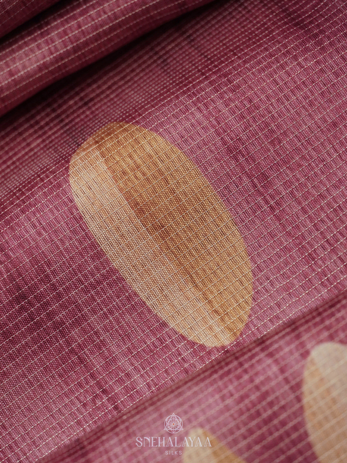 Pale Pink Tussar Saree