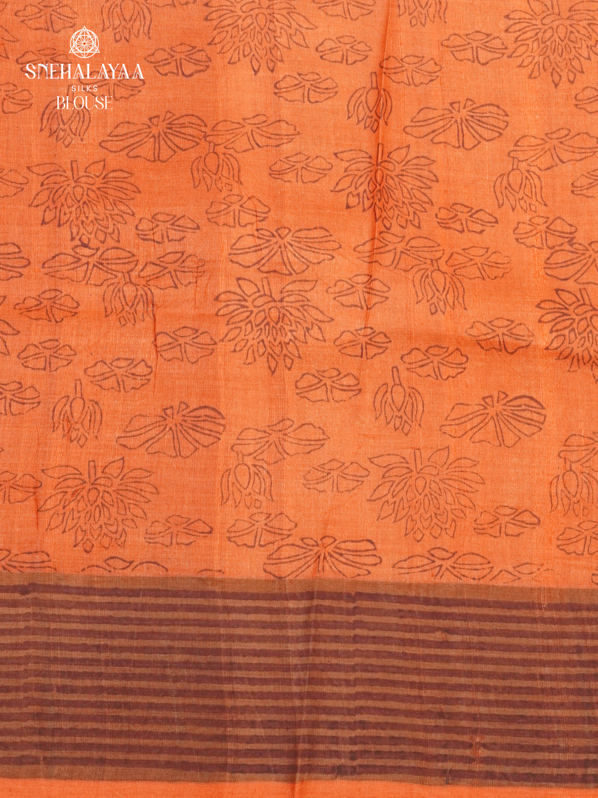 Mauve Rose Tussar Saree