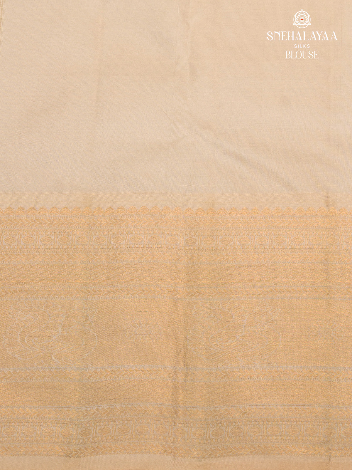 Cyan Blue Kanjivaram Silk Saree