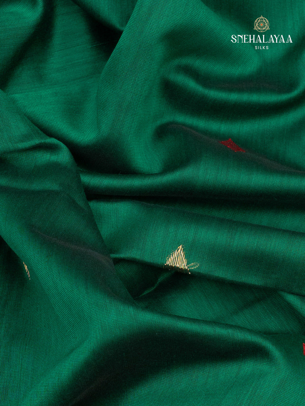 Green Maheshwari Silk Cotton Saree