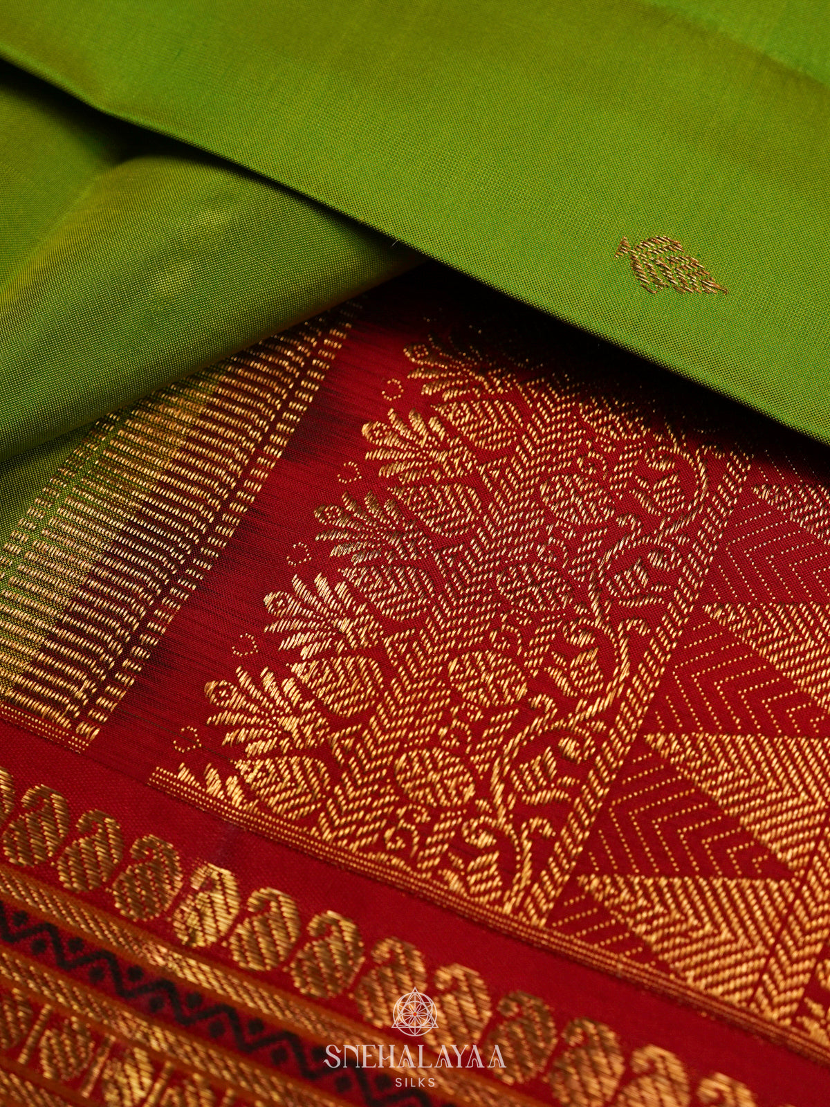 Green Kanjivaram Silk Saree