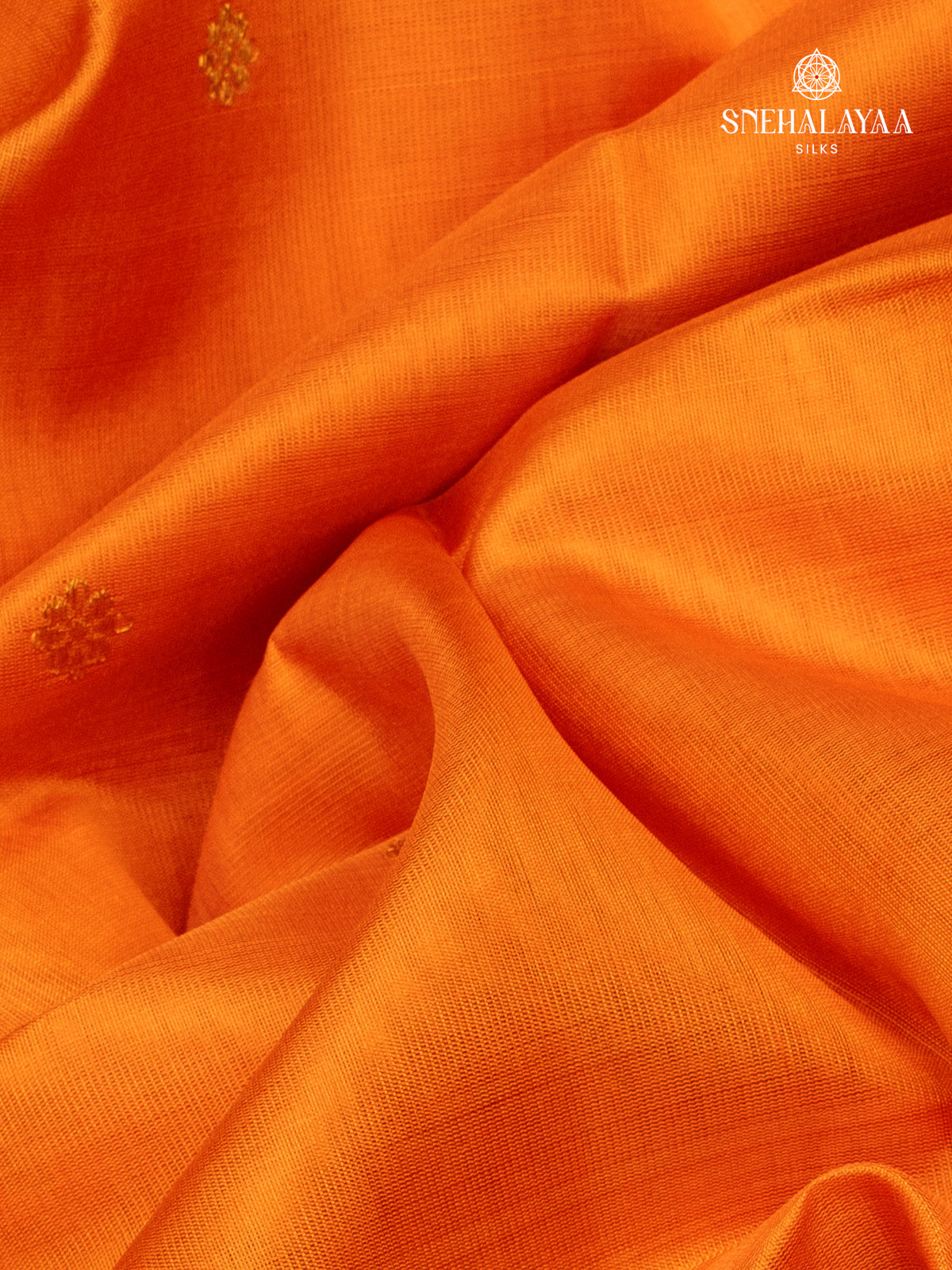 Orange Kanjivaram Silk Saree