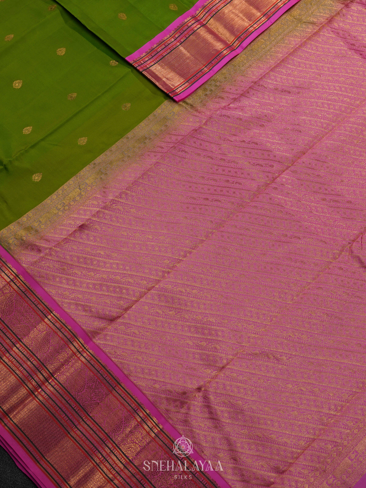 Green Kanjivaram Silk Saree