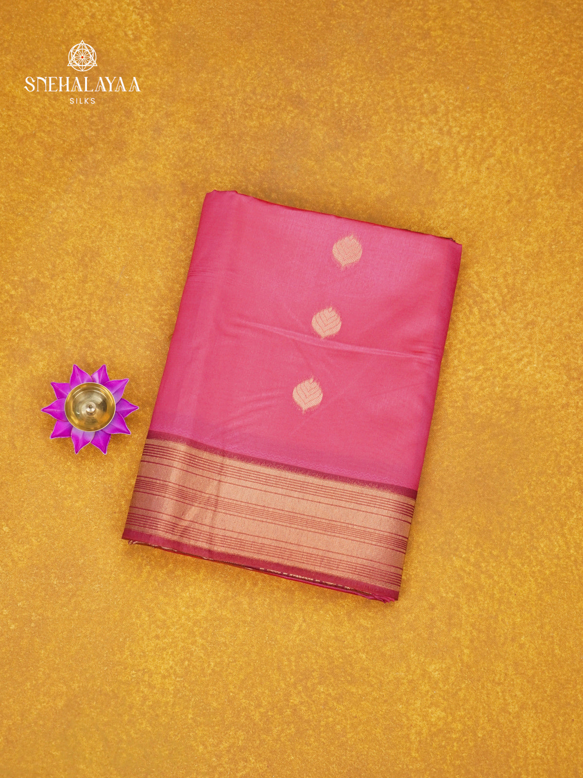 Rani Pink Jute Saree