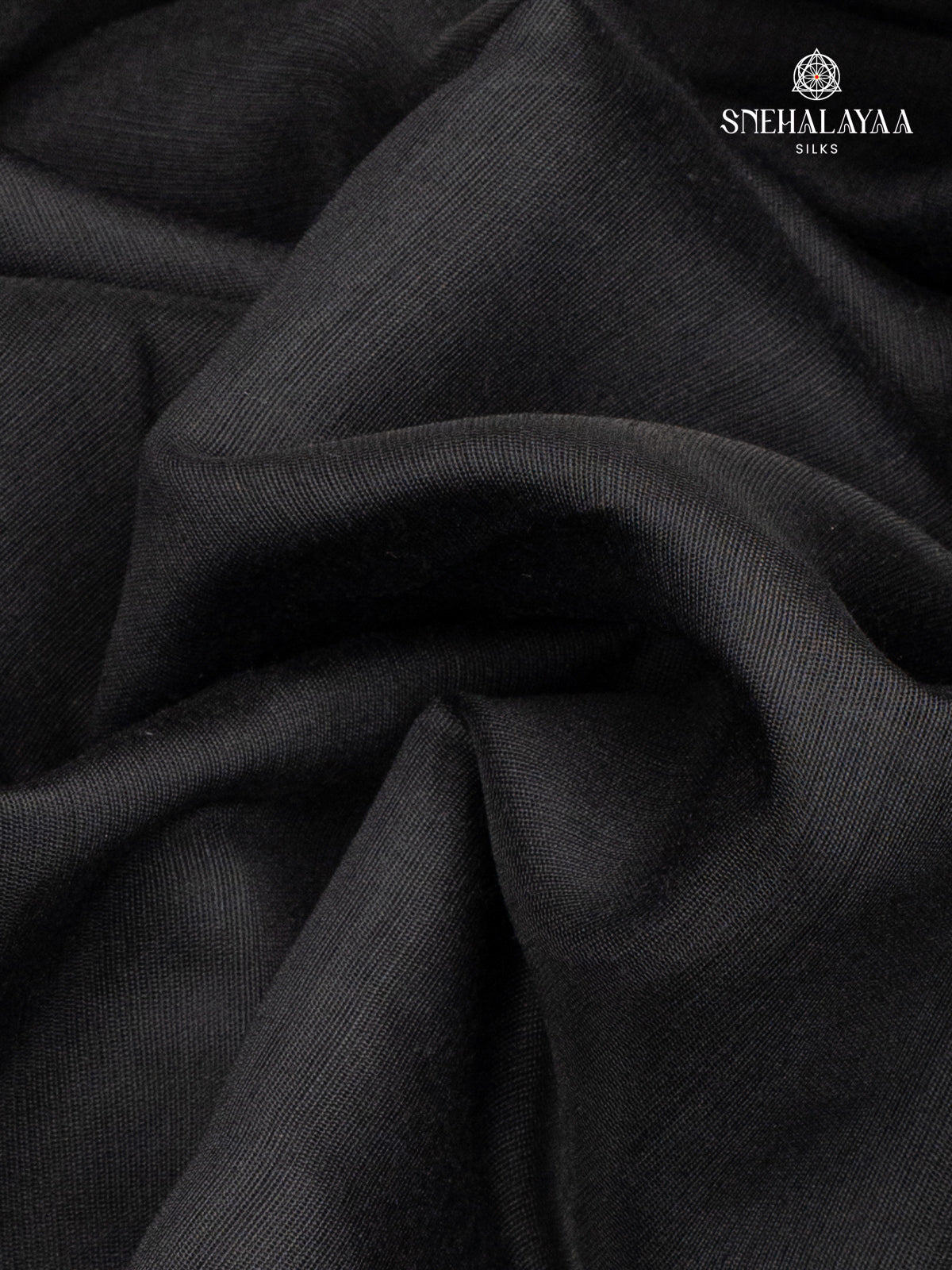 Black Munga Cotton Saree