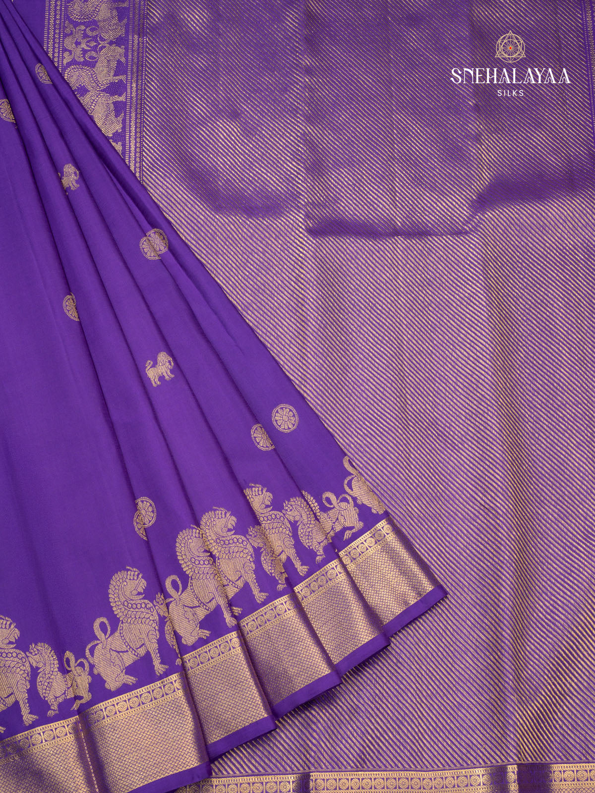 Blue Kanjivaram Silk Saree