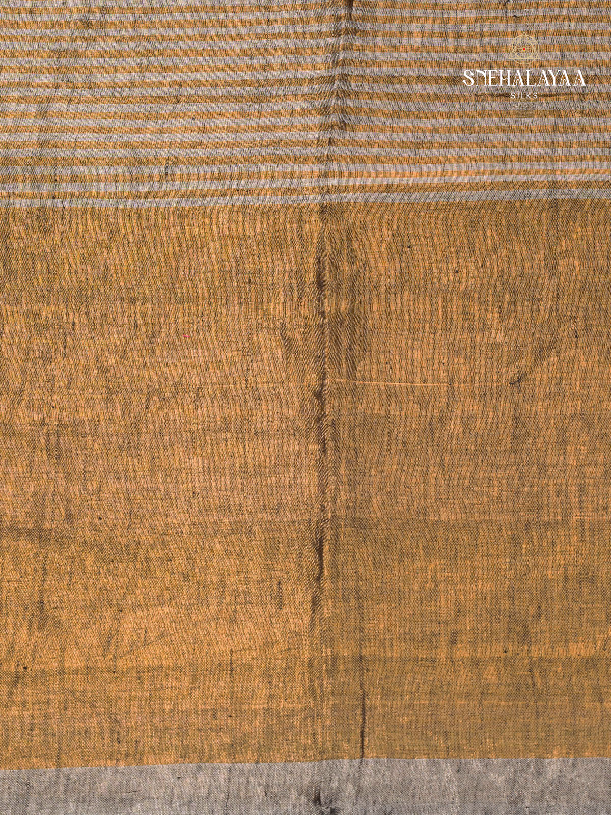 Grey Linen Tissue Saree