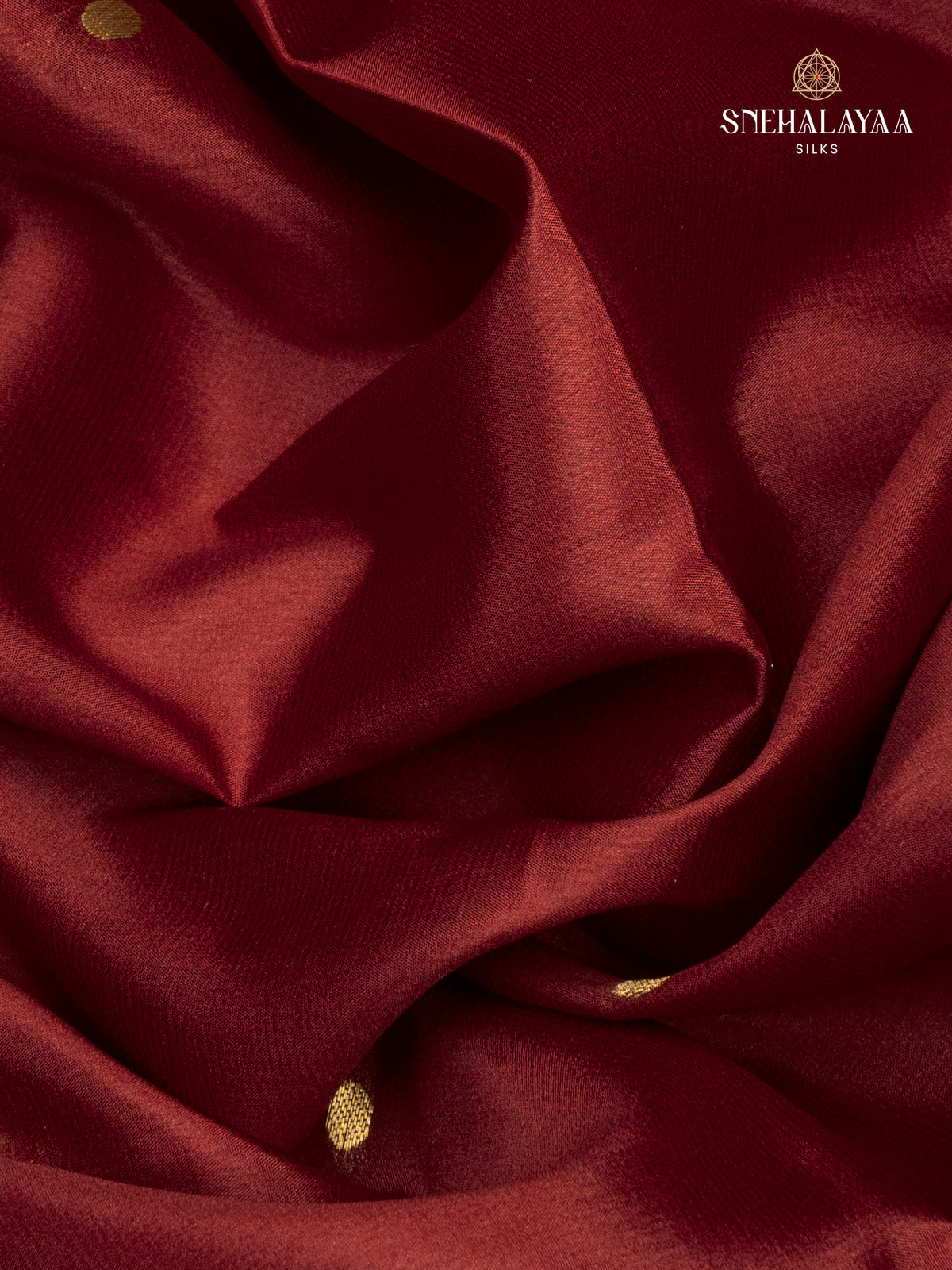 Maroon Mysore Silk Saree