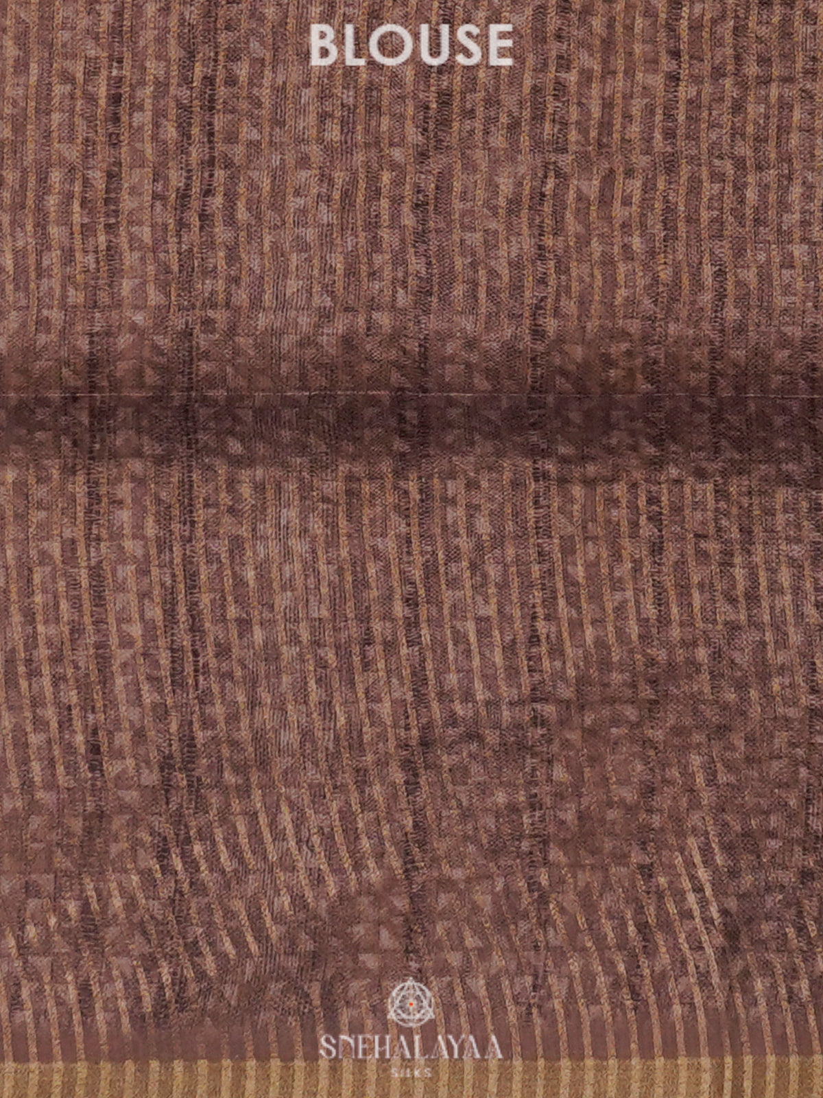 Brown Tussar Saree