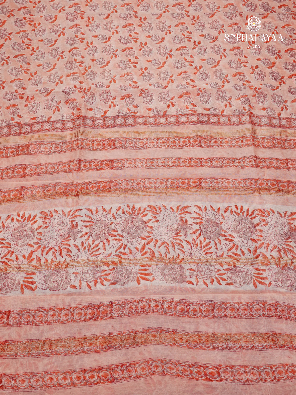 Pastel Pink Chanderi Saree