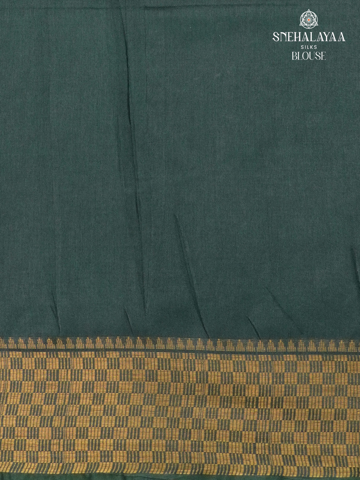 Emerald Green Bamboo Silk Saree