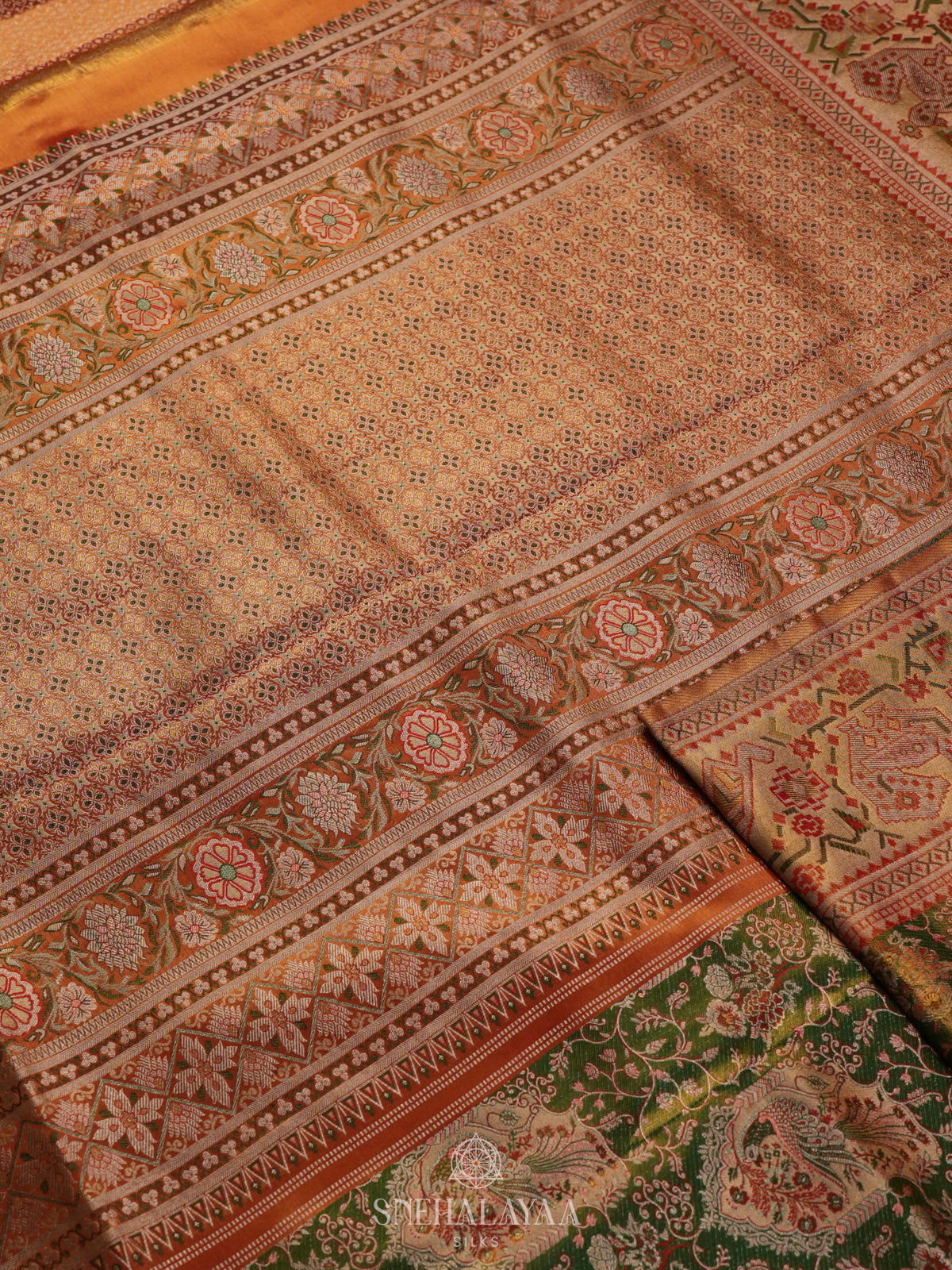 Green Kanjivaram Silk Saree