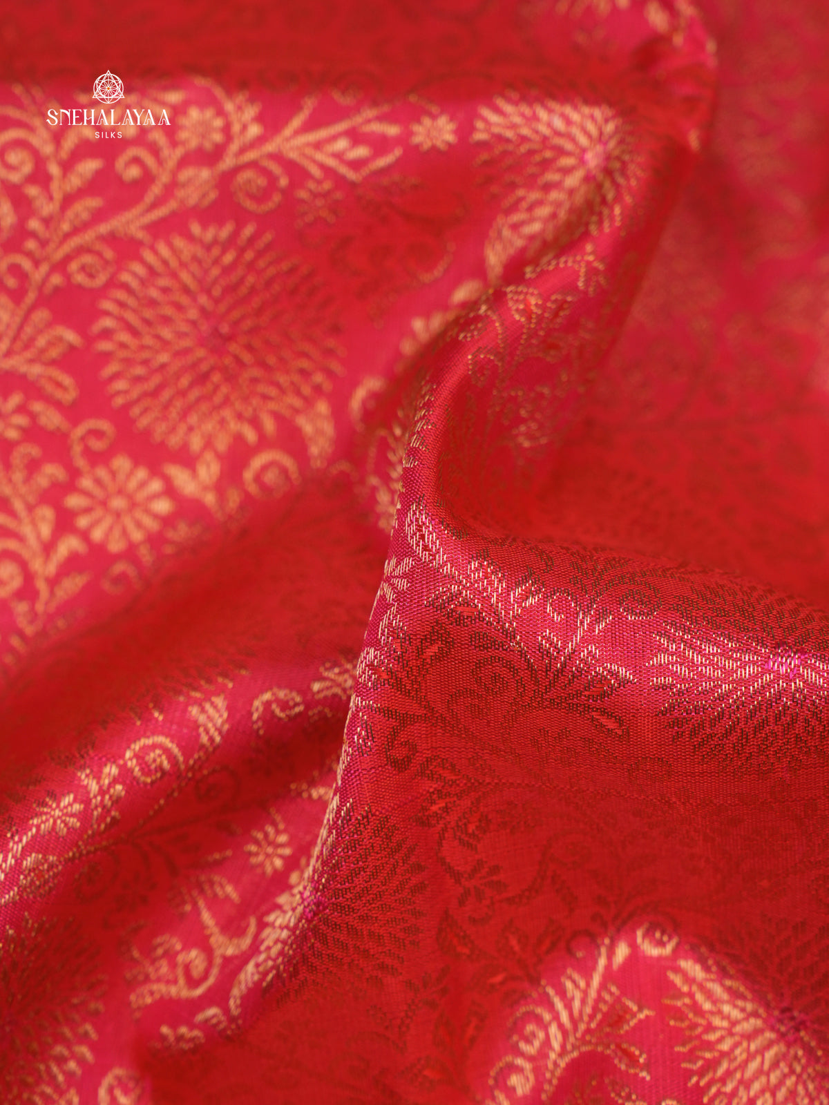 Rani Pink Kanjivaram Silk Saree