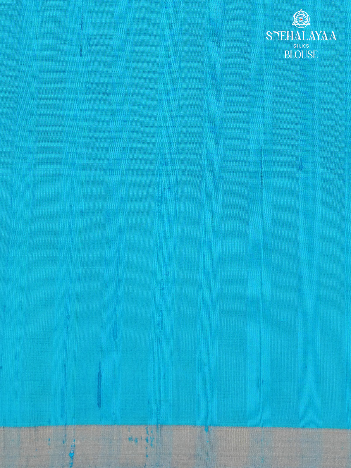 Sky Blue Kanjivaram Soft Silk Saree