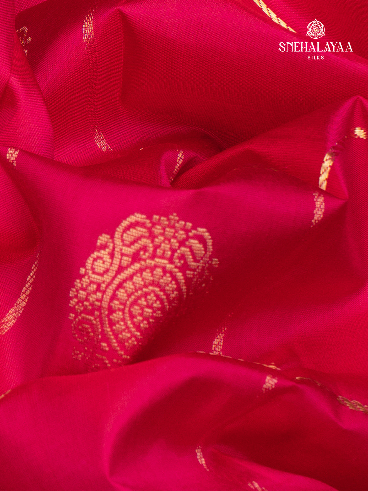 Magenta Pink Kanjivaram Silk Saree