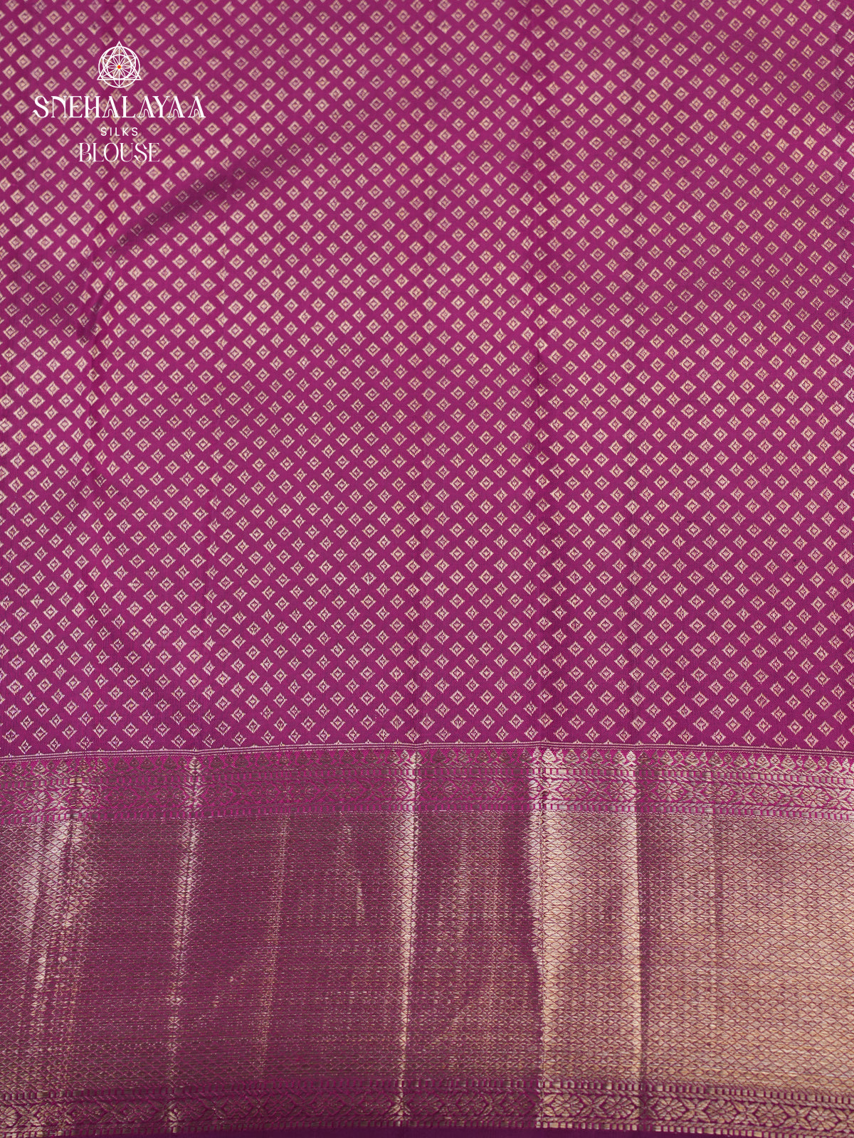 Berry Pink Kanjivaram Silk Saree