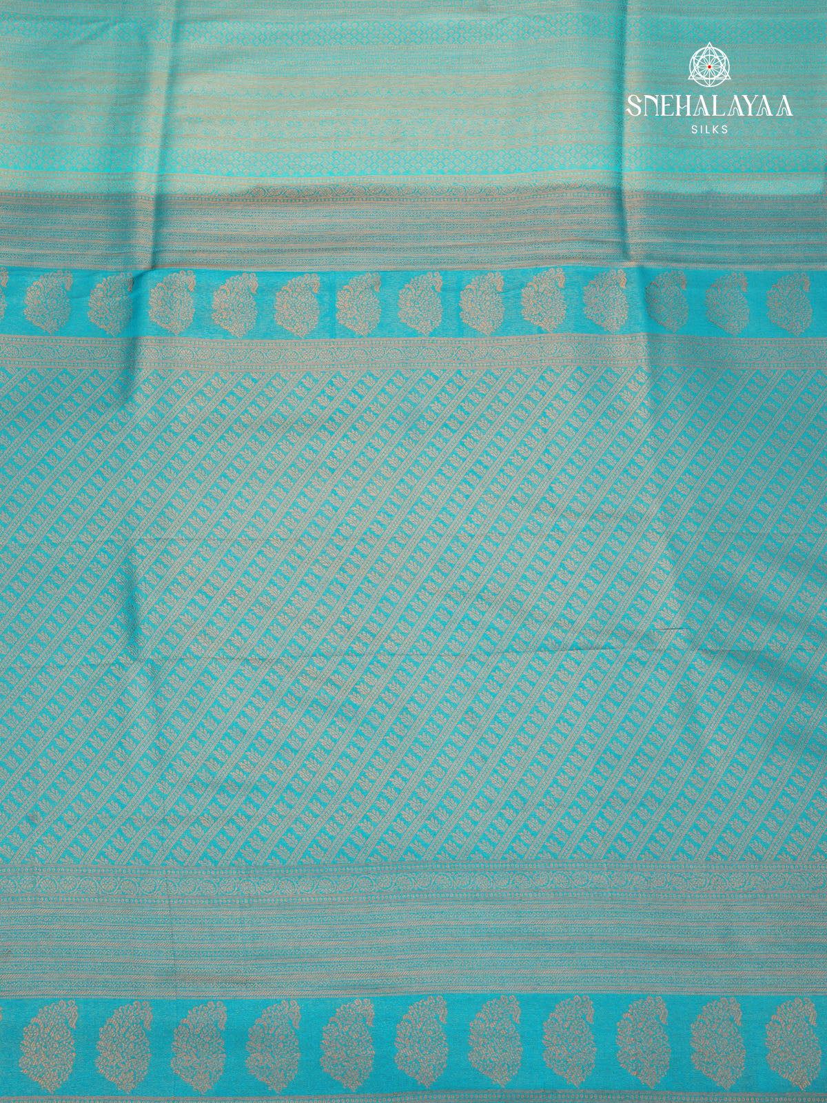 Ocean Blue Soft Silk Saree