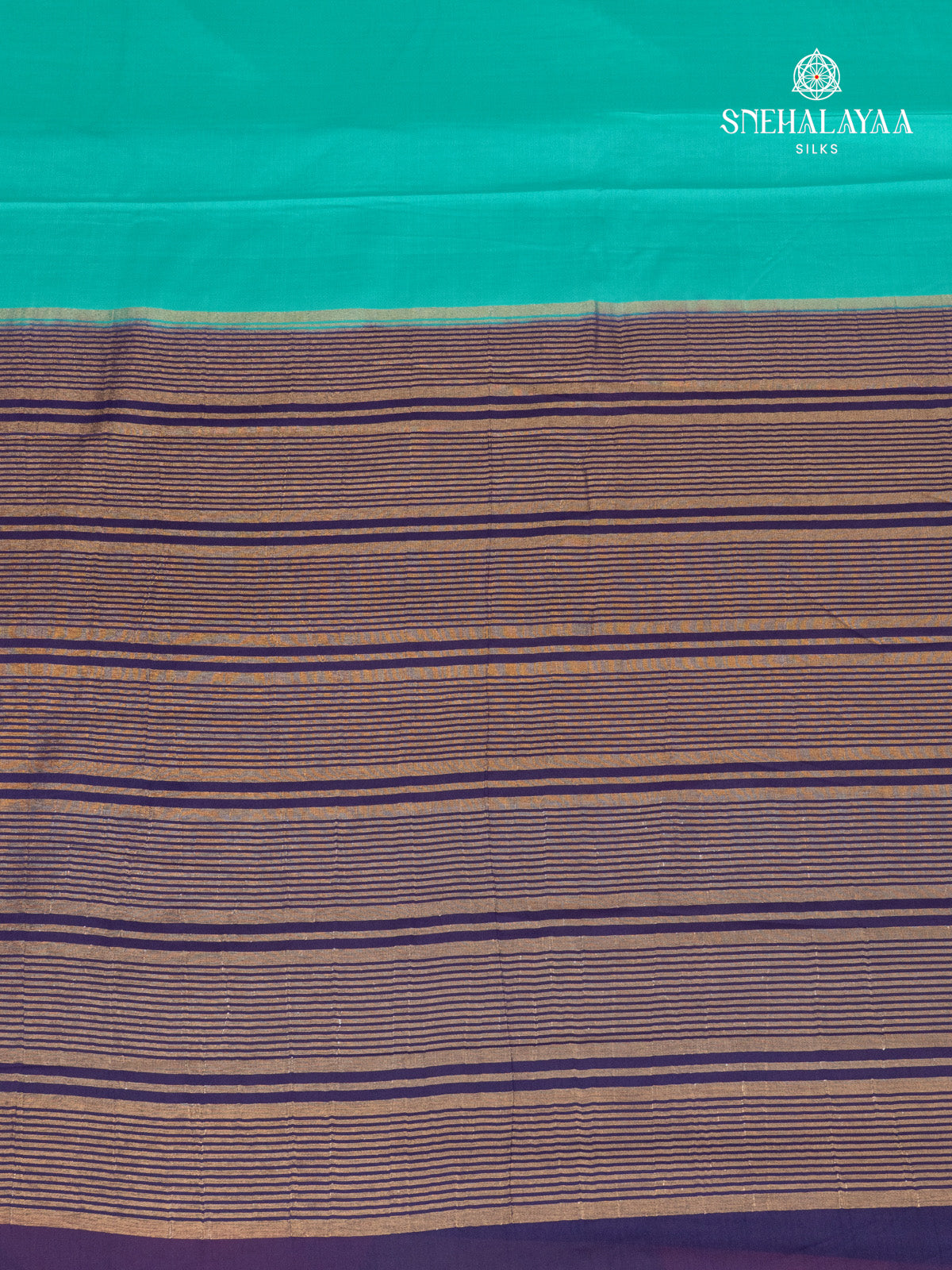 Turquoise Blue Mysore Silk Saree