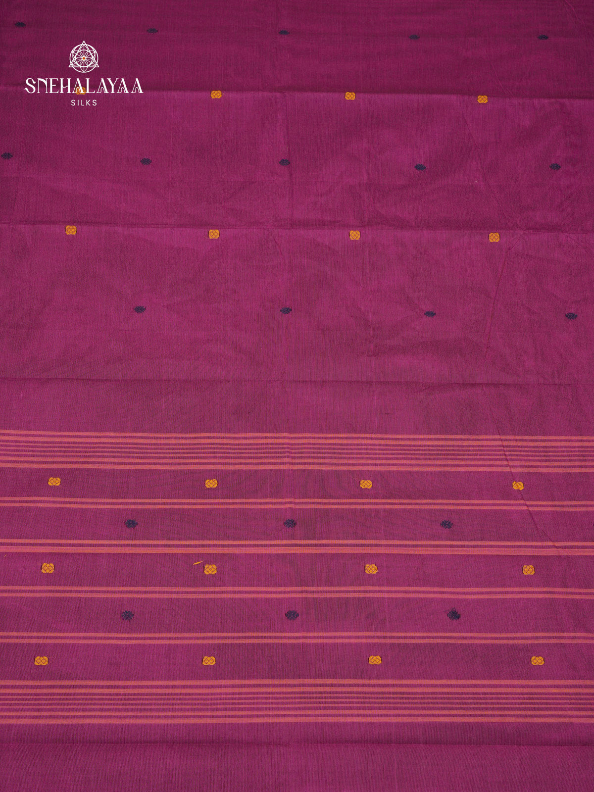 Plum Chettinad Cotton Saree