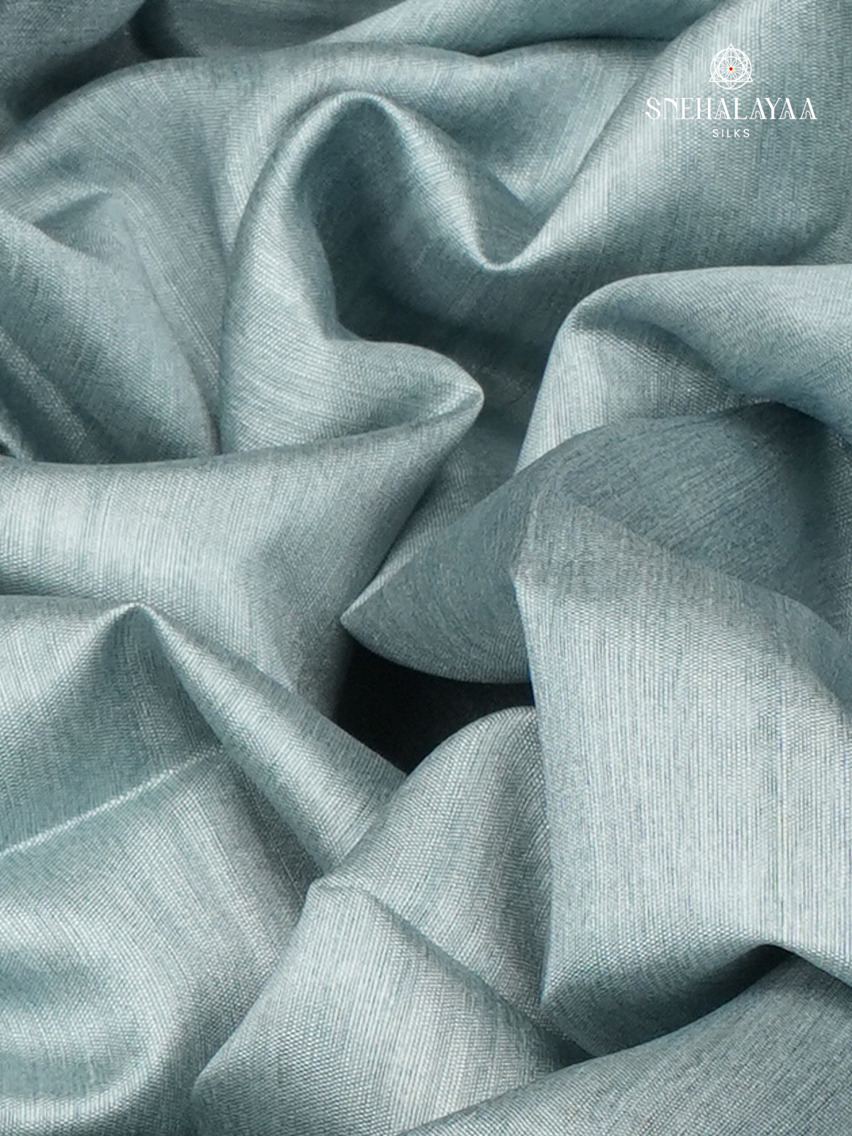 Teal Blue Kalamkari Tussar Saree