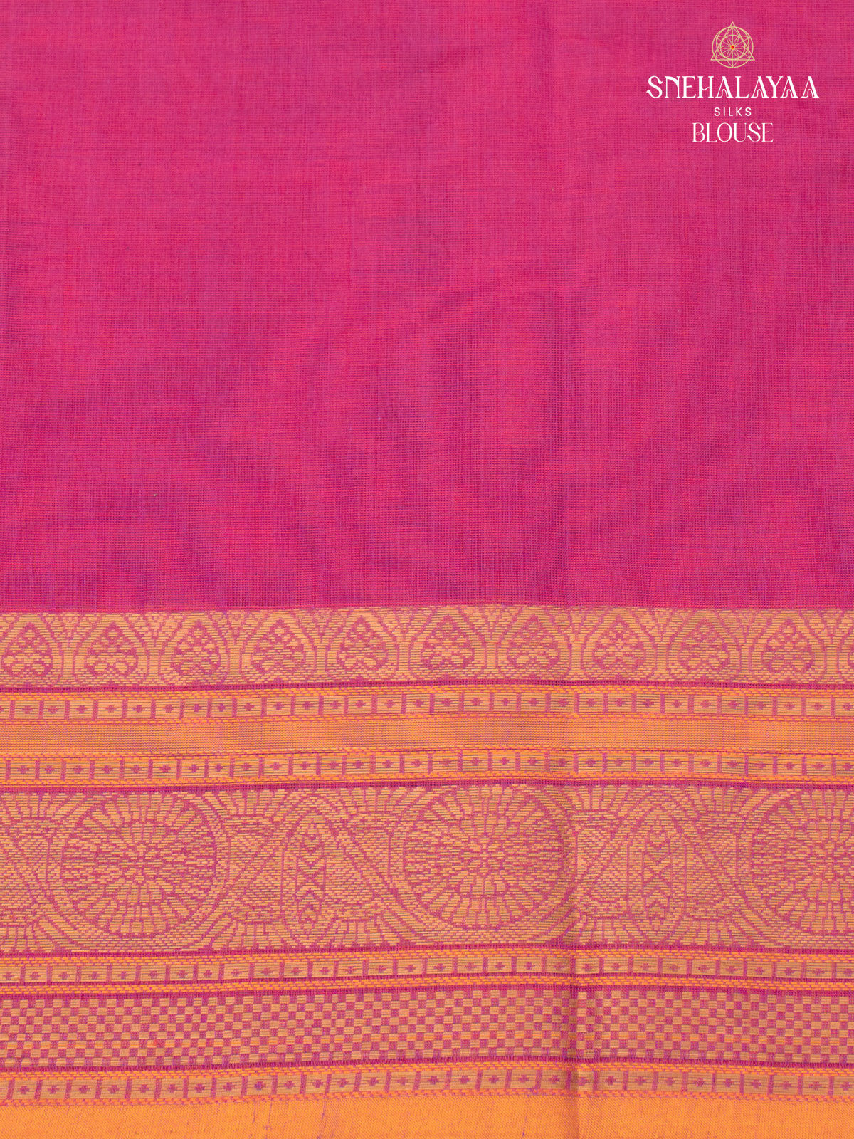 Pink  Kanchi Cotton Saree