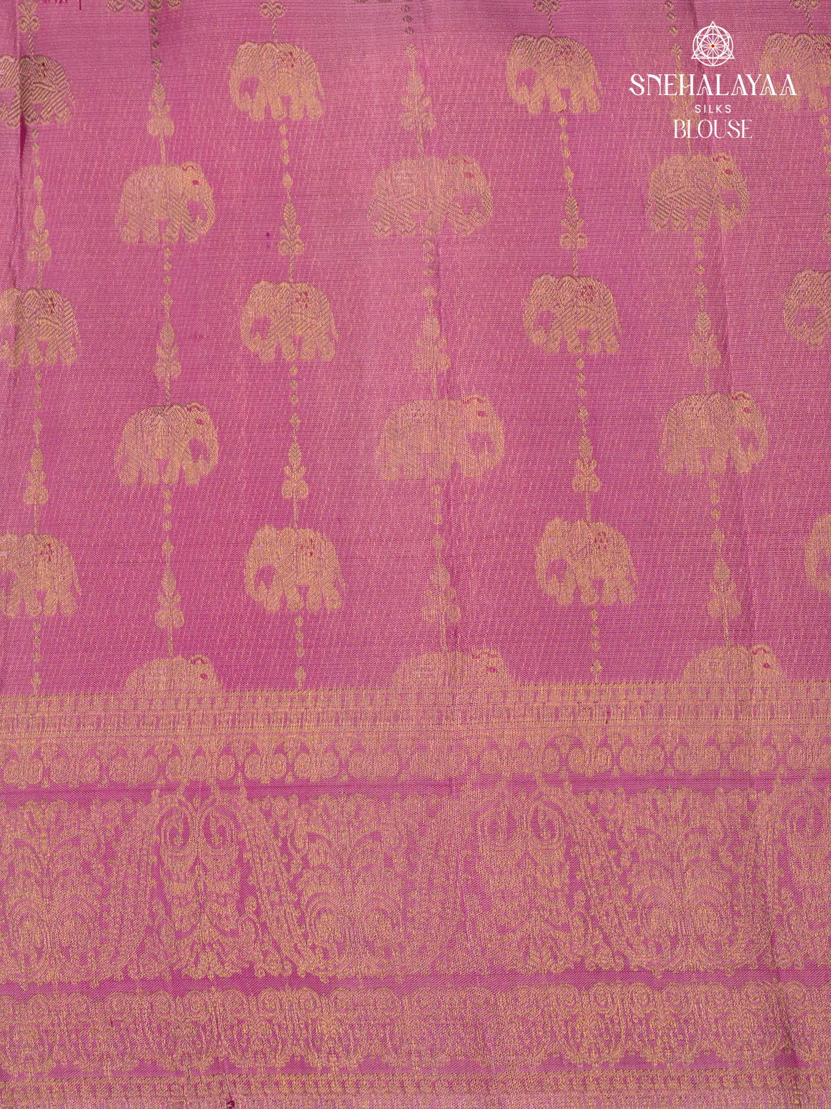 Pink Kanjivaram Silk Saree