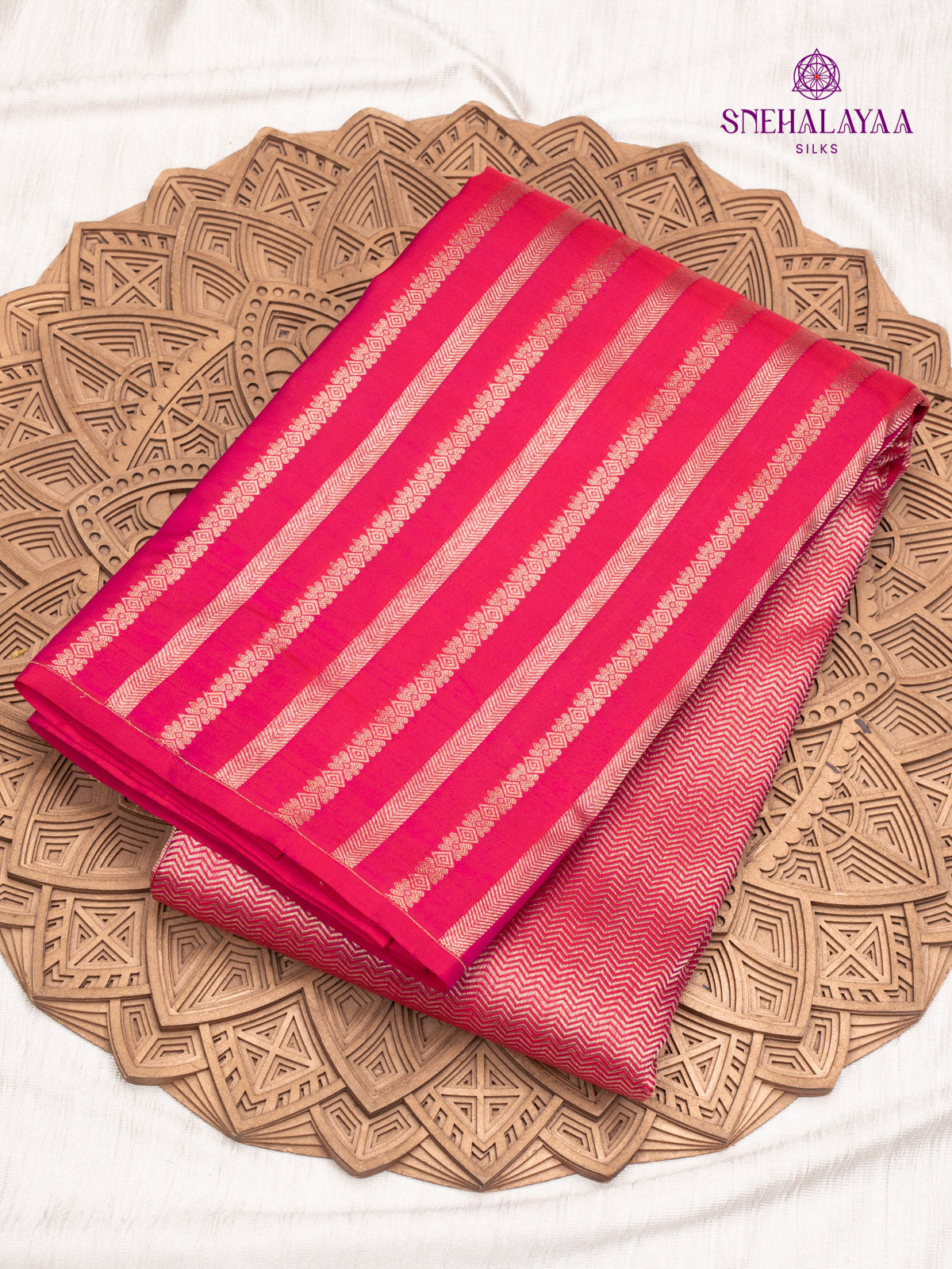 Pink Kanjivaram Silk Saree
