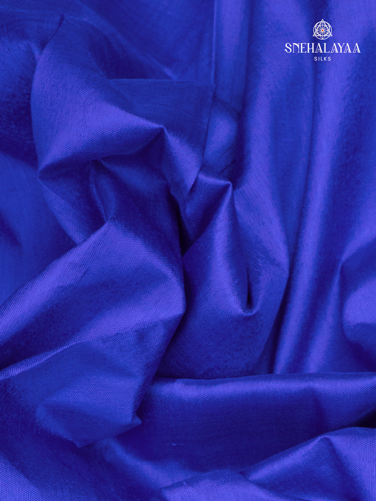 Blue Katan Silk Saree