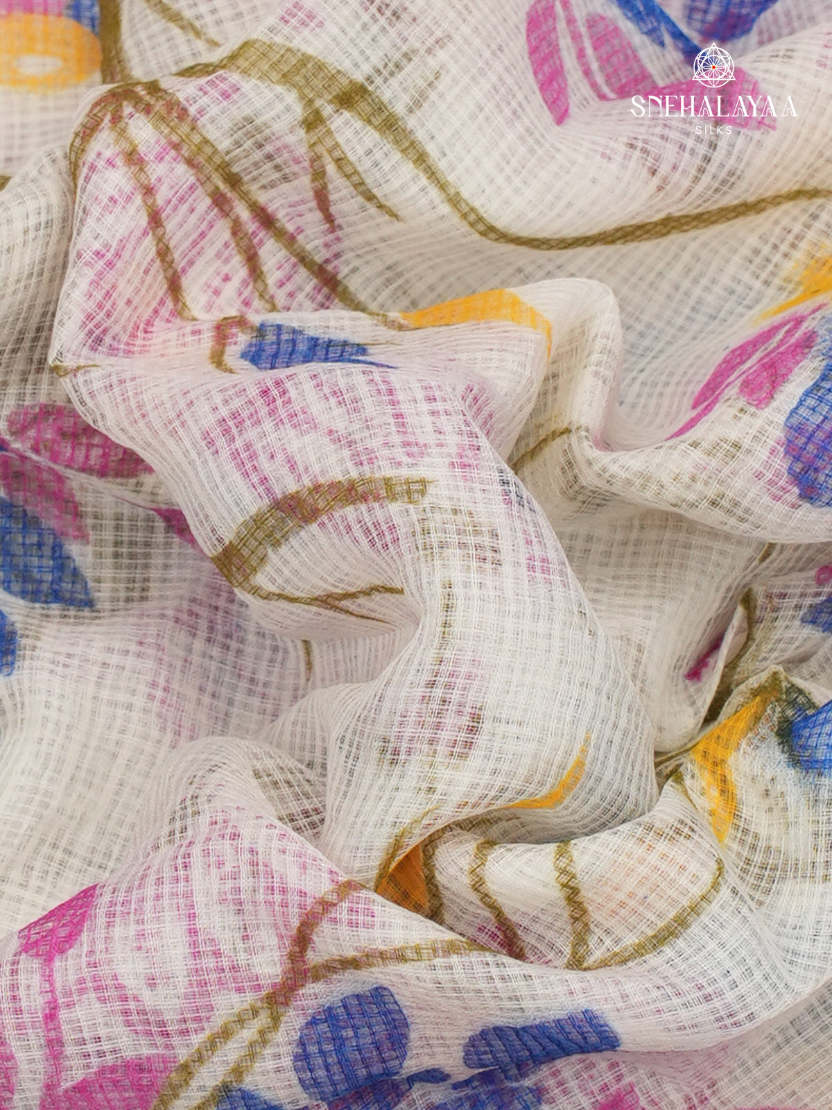 Off White Kato Embroidery Saree