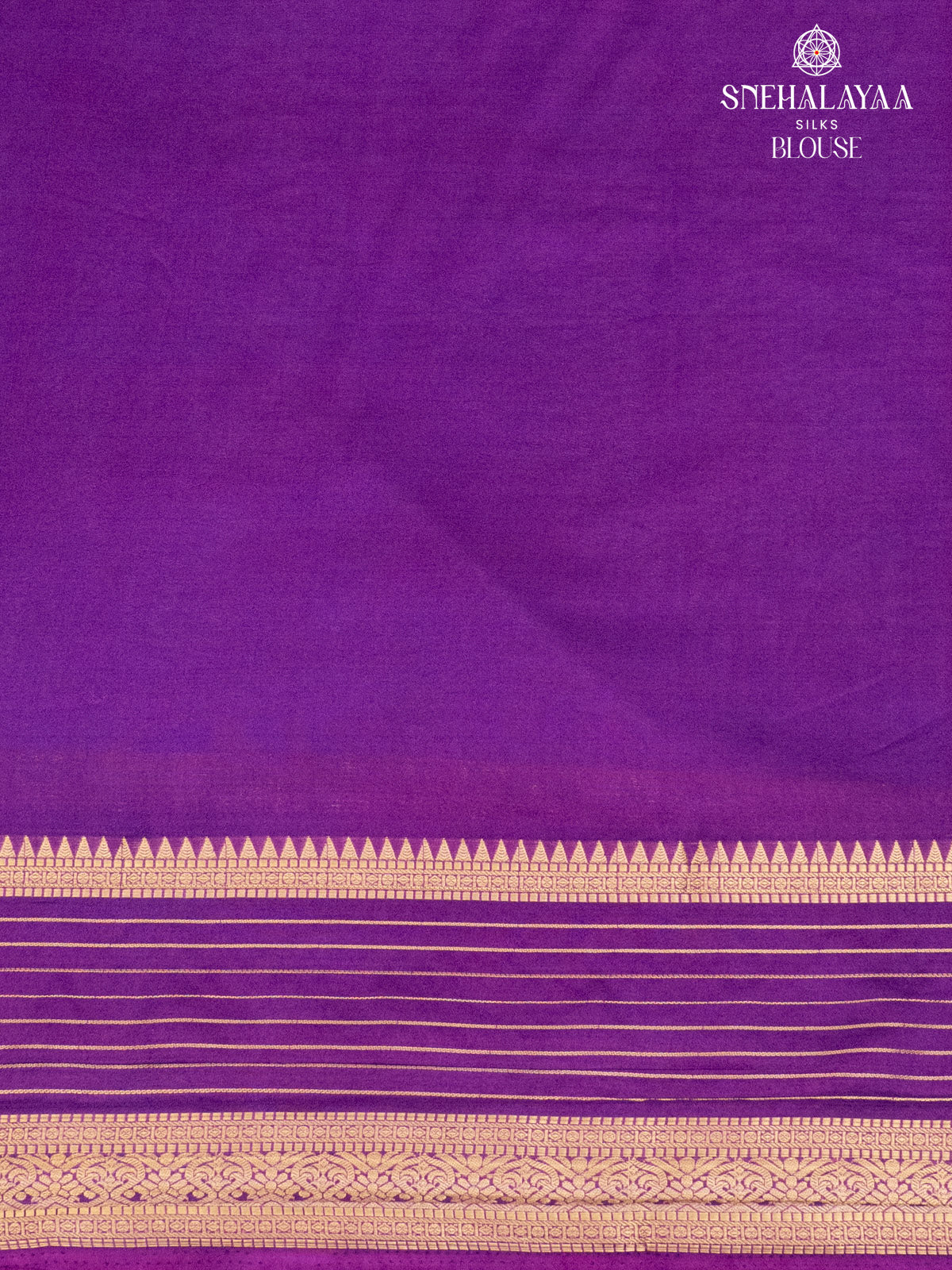 Sky Blue Mysore Silk Saree