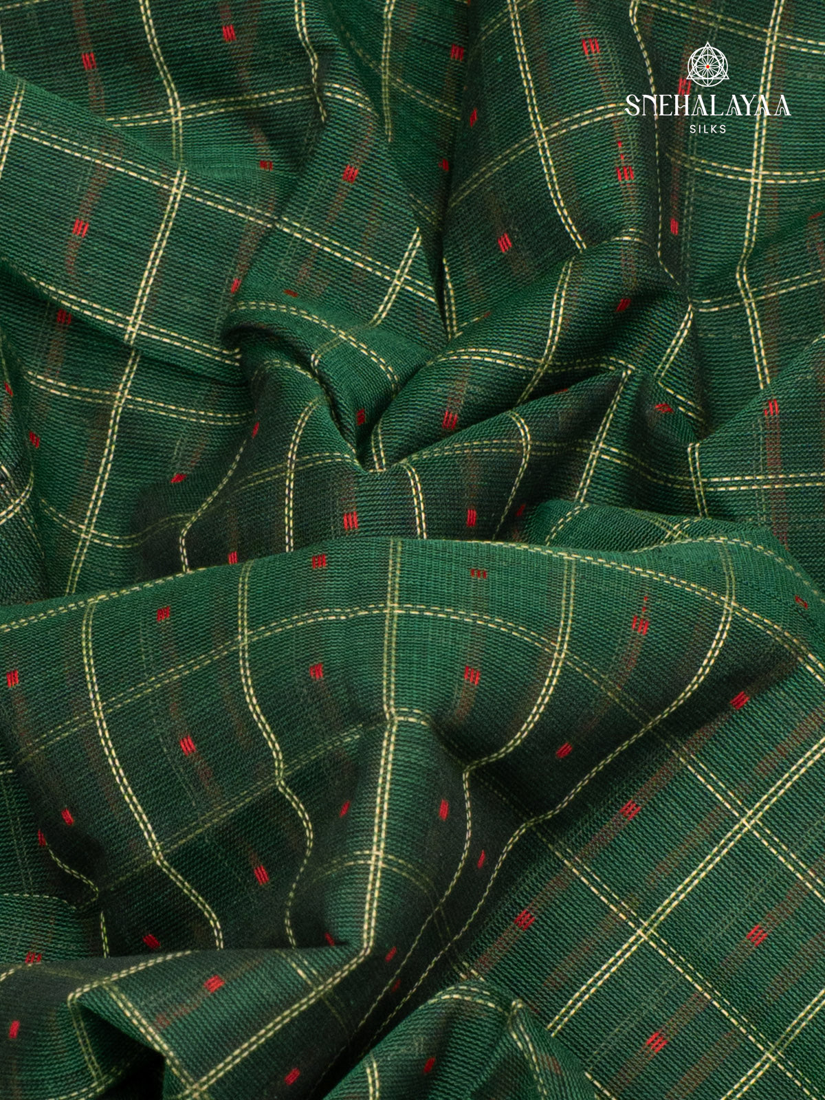 Green Pure Kanchi Cotton Saree