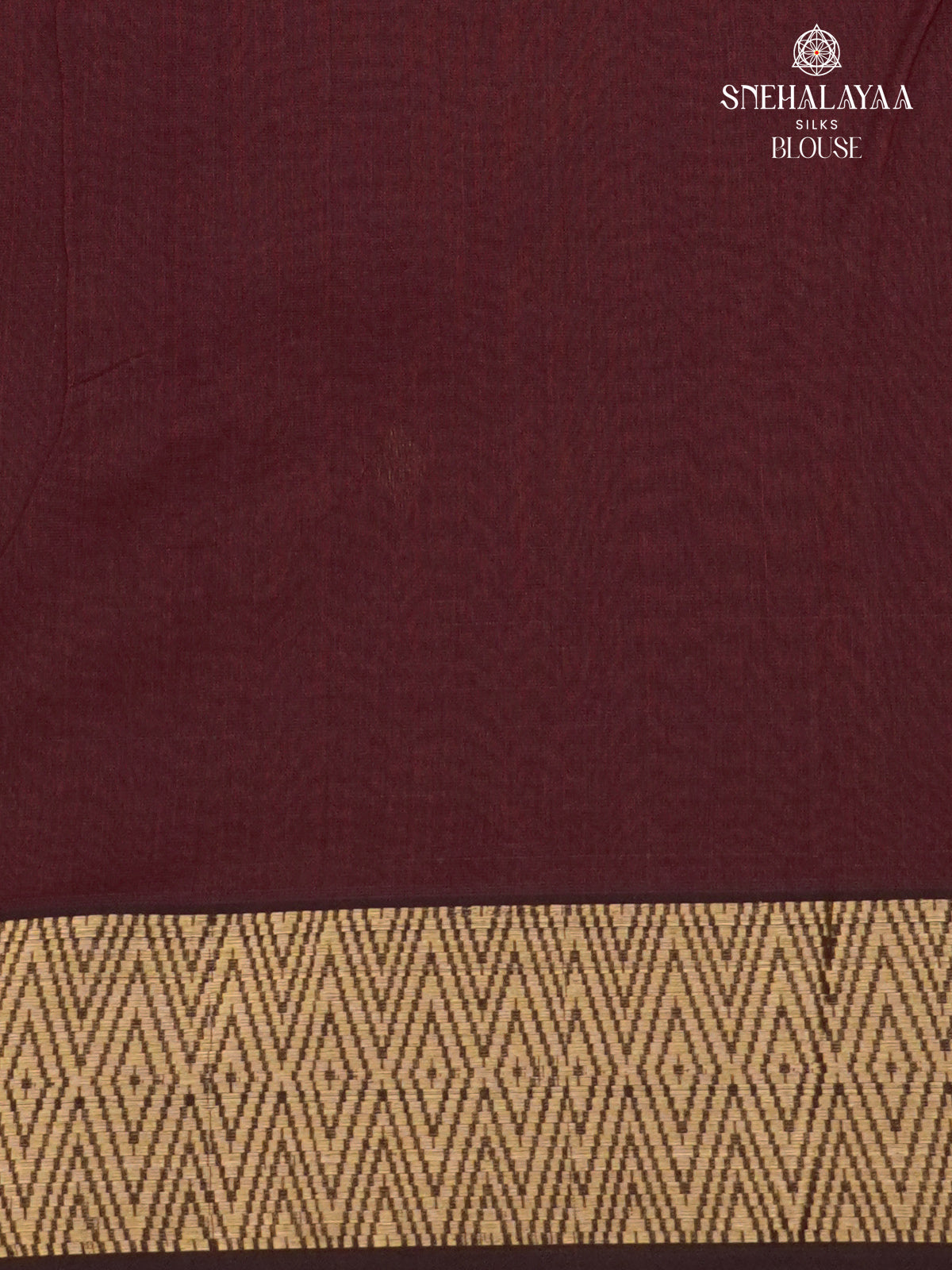 Brown Maheshwari Silk Cotton Saree