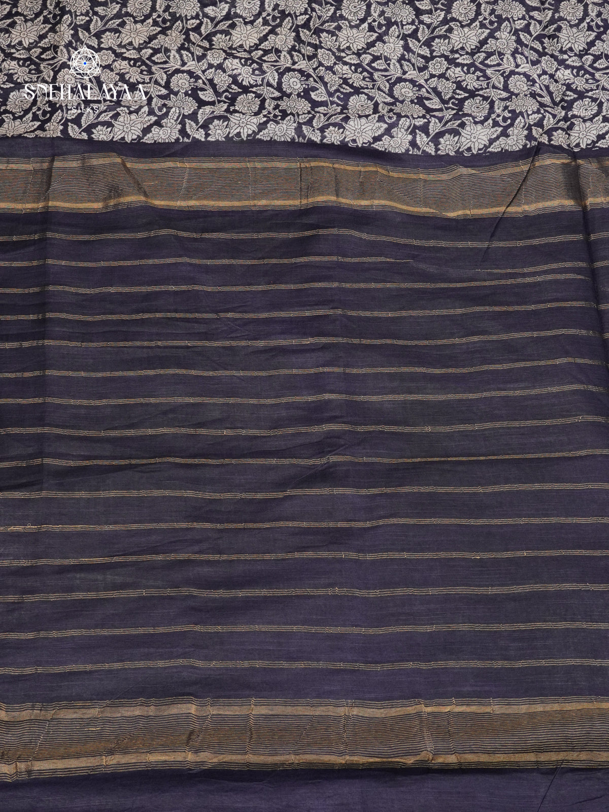 Black Bamboo Silk Saree