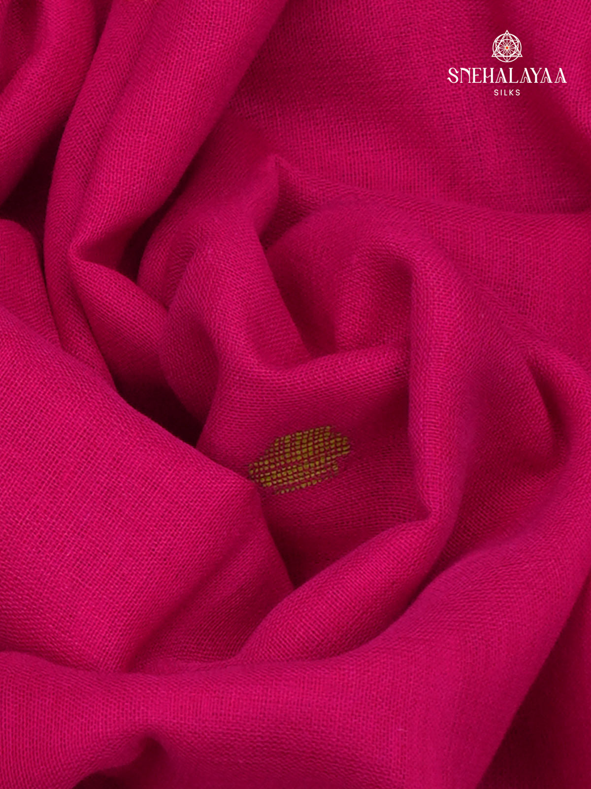 Rani Pink Khadi Cotton Saree