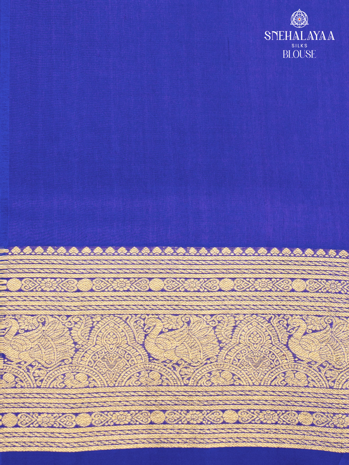 Blue Venkatagiri Silk Saree