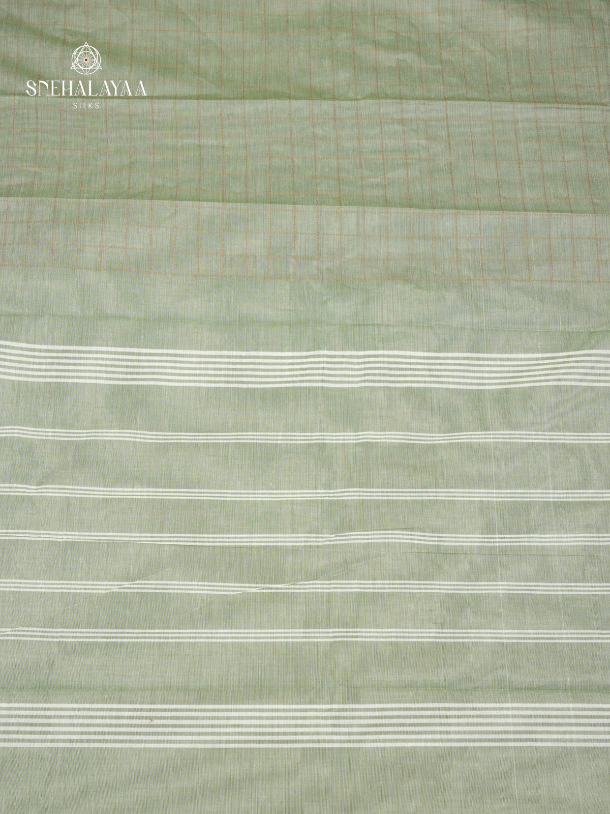 Sage Green Chettinad Cotton Saree